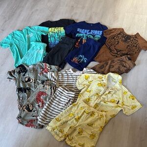 H&M Kids Pajama Set - Yellow, Teal, Navy, Brown, Gray, Black
